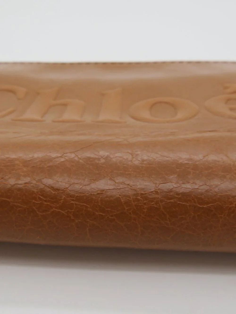 Chloé Nutmeg Brown Sheepskin Leather Wallet